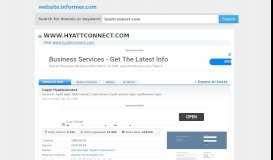 bob hyattconnect|hyatt connect sign in.